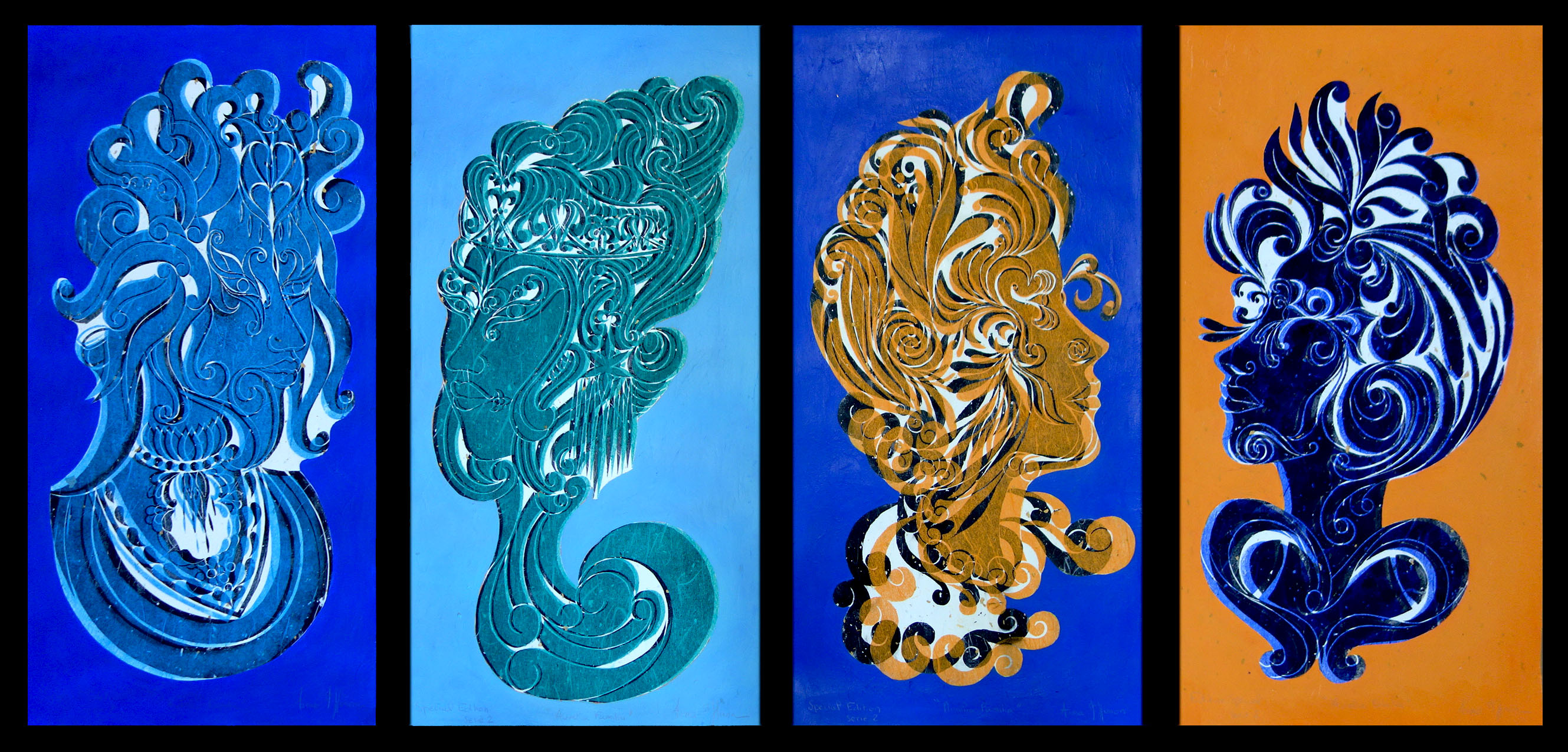 Familia Aurelia — linocut